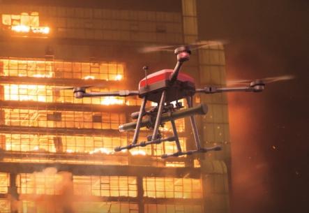 消防无人机在火灾中有哪些表现?(图1) 消防无人机在火灾中有哪些表现?(图1)